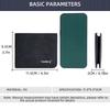 PU Leather 2 Fold Wallets Solid Color Small Pocket Purse Portable Men's Short Wallet  Men Boys Gift