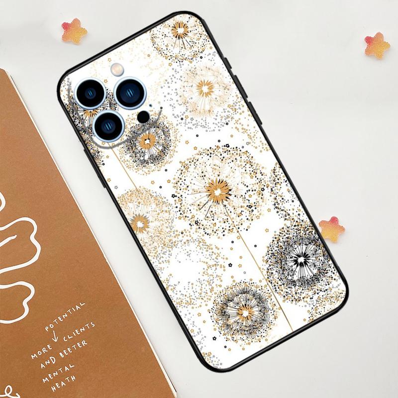 Dandelion Case For iPhone 11 12 13 14 15 16 Pro Max 15 16 Plus 13 12 Mini X XS XR Cover