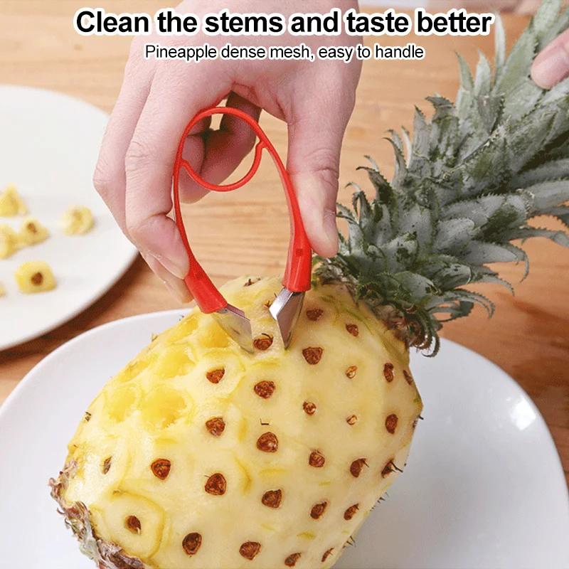 Jahodová slupka Kovový Plast Odstraňovač ovocných listů Gadget Stonky rajčat Nůž na brambory Odstraňovač stonků Kuchyňská zelenina Nástroj na vaření