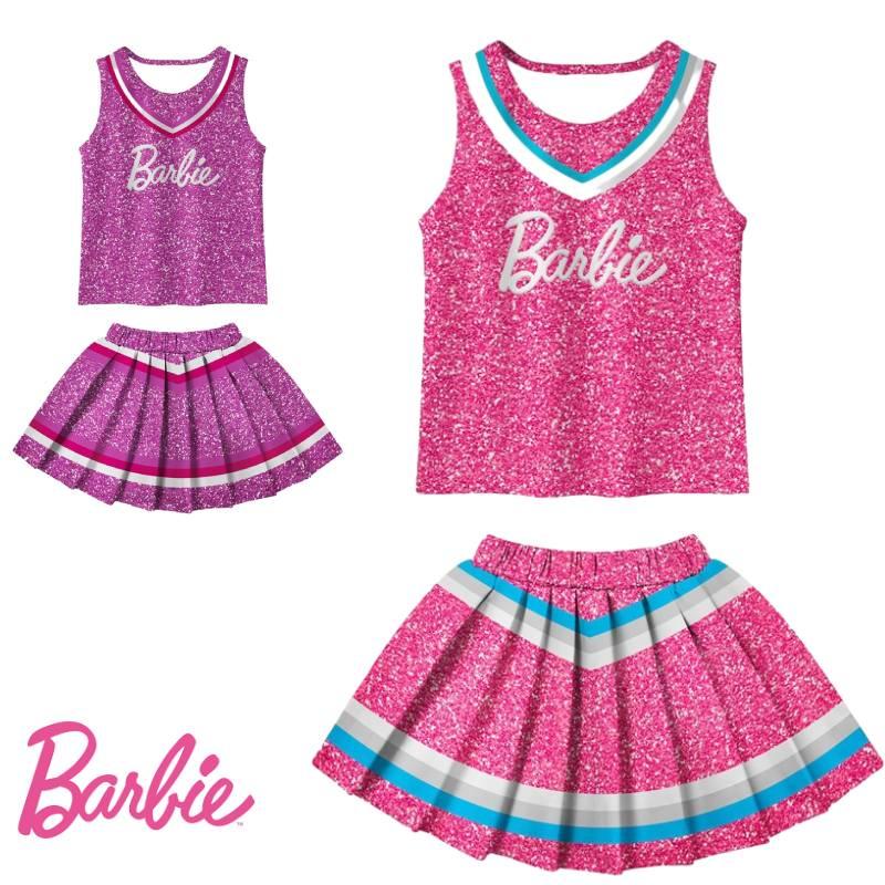 Barbie Film Fialové Polyesterové Vlákno Cosplay Šaty Pro Děti Velikosti)