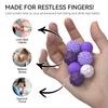 Magnetic Sensory Silicone Ball Hand Touch Ball Soft Massage Training Raised Point Waist and Back Foot Massage Ball 4/8 Pieces