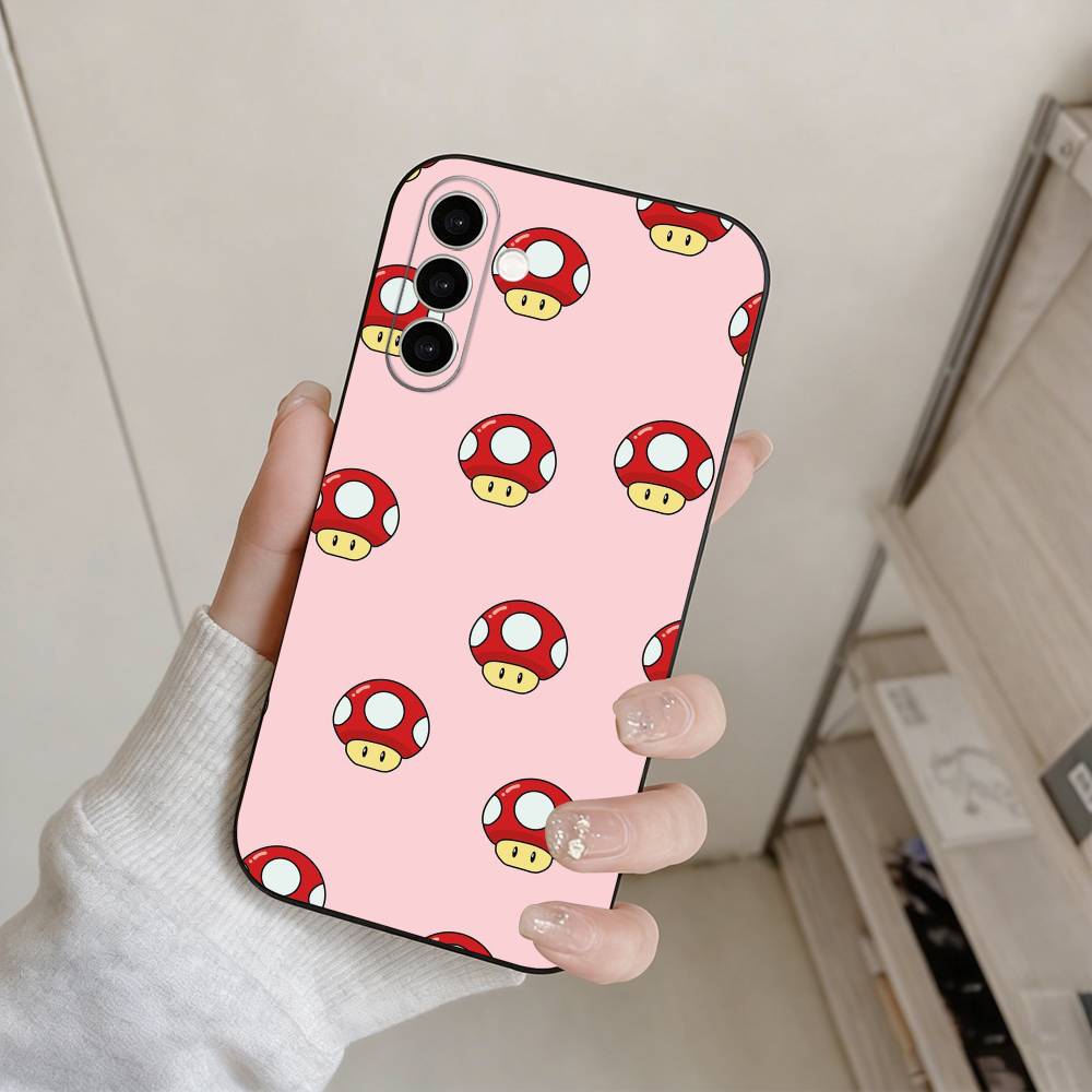 Cartoon Super M-MarioS Bros Phone Case For Samsung Galaxy A73,A72,A71,A70,A53,A52,A51,Others Soft Black Cover