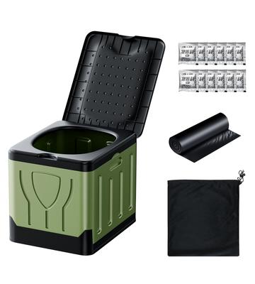 Portable Emergency Disaster Relief 180kg Load Easy To Easy To 5 Functions In Compact Includes 12 Waste Storage for ND2 [Reinforced Type] Toilet,