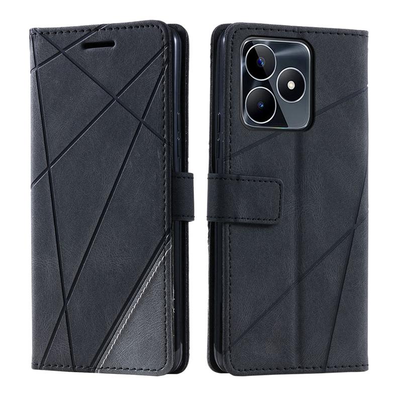 Para Funda Coque Realme C53 Funda de Cuero Tipo Billetera con Tapa de Lujo para Fundas OPPO Realme C53 C 53 C51 RMX3760 RMX3830 Bolsa para Teléfono