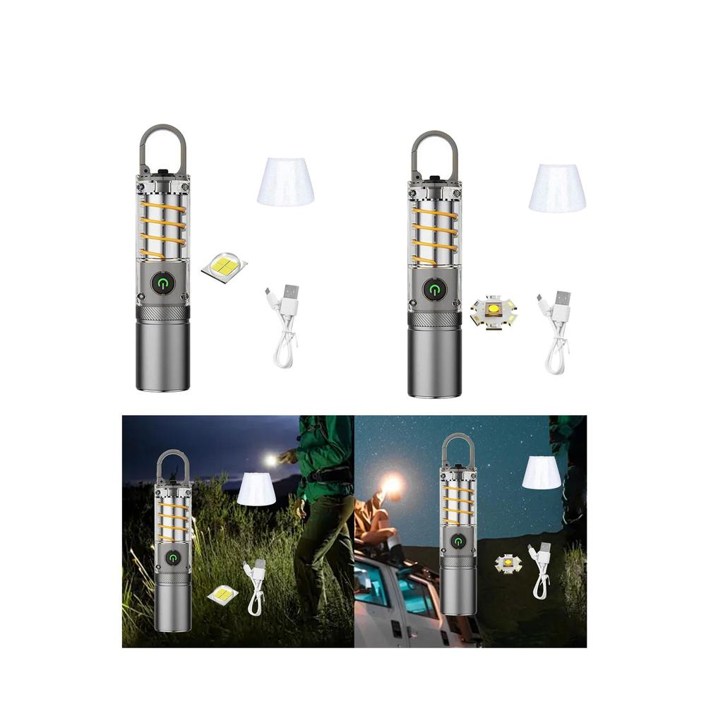 LED Flashlight Waterproof Flash Light for Fishing Camping Mountaineering