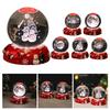 Christmas Crystals Balls Decor Bedside Desk Ornament Lights Bedroom Colorful Light Resin Night Light Christmas Decoration Gifts