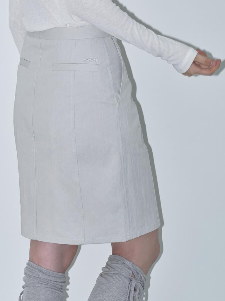 Text Room Marlene Midi Skirt_Cream