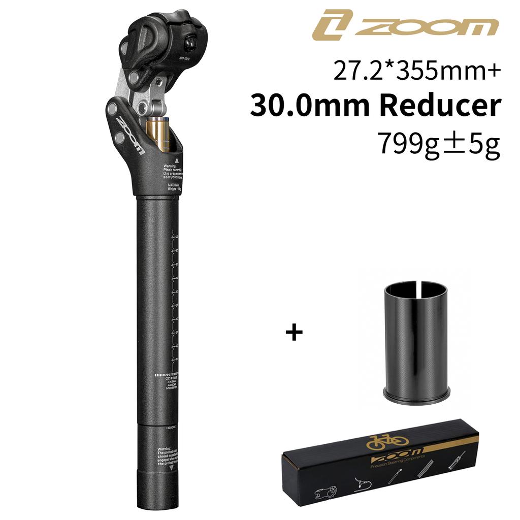 ZOOM MTB Bicycle Shock Absorber Seatpost Bike Seat Post Dropper Manual Travel Height Suspension 27.2/30.9/31.6mm Bike Seat Tube