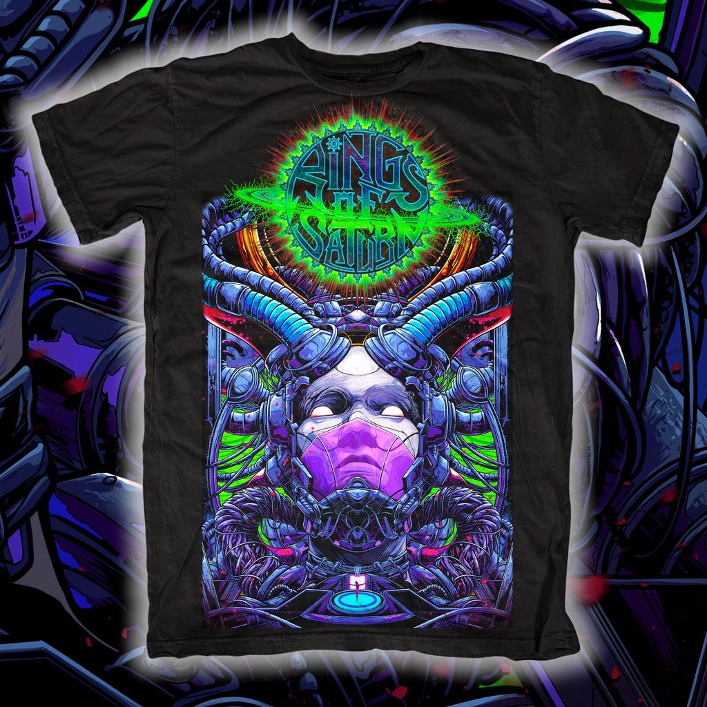 2026New Rings of Saturn Band Graphic Cotton T-shirt Unisex Summer Short Sleeve Fashion Brand Tee Luxury Casual Vintage Retro Top