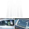 6Pcs for Lincoln Town Car 1998 1999 2000 2001-2011 Silvery Car Window Pillar Decorative PC Trim B/C Pillar Stickers,Auto Exterior Accessories