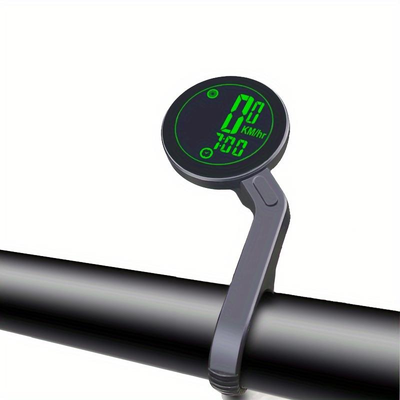 Bicycle Speedometer Odometer Wireless Cycle Bike Computer Bicycle Handlebar Stopwatch Round With LCD Display