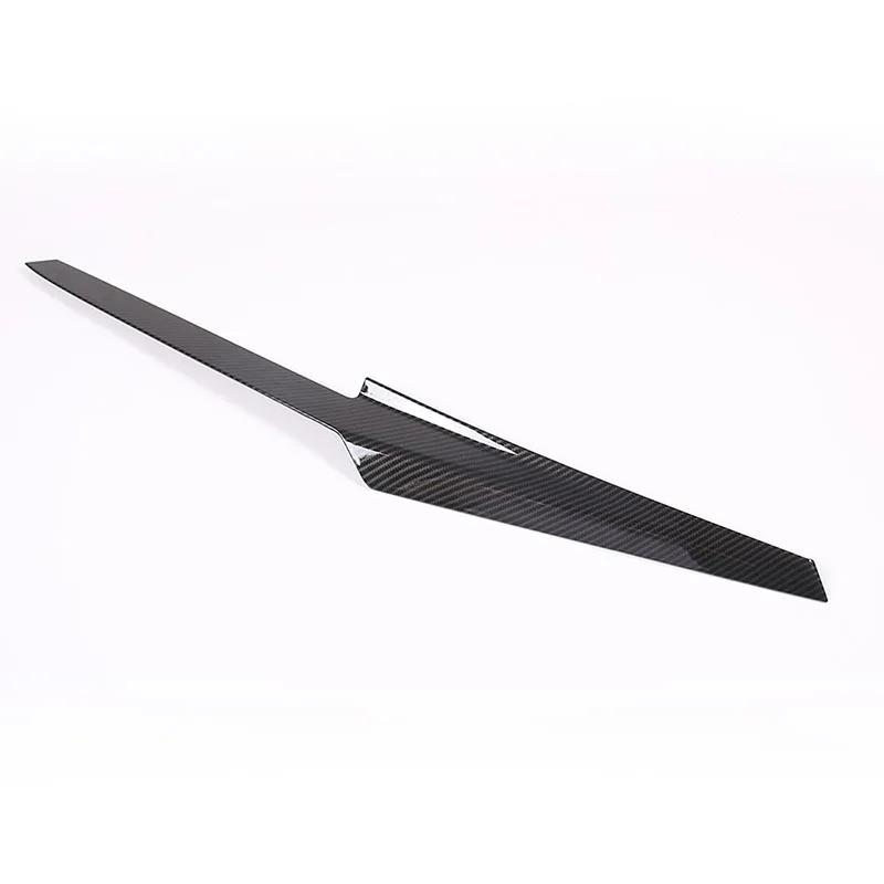 For BMW 3 Series/i3/4 Series/i4 23-24 Central Control Trim Strips, Instrument Panel Trim Strips, ABS Carbon Fiber Pattern 1pcs