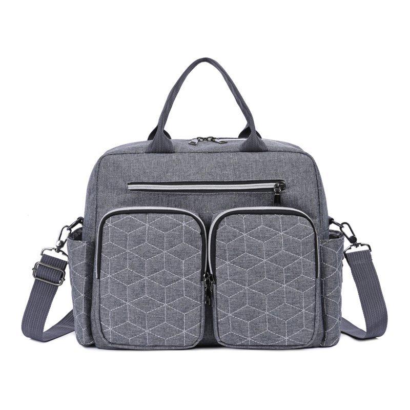 Stylish Diaper Backpack: Fashionable, Large-Capacity Maternity Bag with Changing Pad, Single Shoulder/Crossbody Design