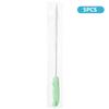 5/4PCS Drinking Straw Cleaning Brush Baby Bottle Straw Tube Pipe Cleaner Home Nylon Stainless Steel Long Handle Cleaning Brushes