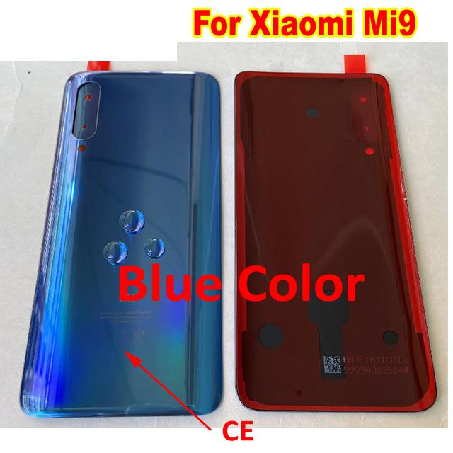 Best For Mi9SE Mi9 Mi8 Glass Back Battery Cover Housing Door Rear Case For Xiaomi 8 9 Mi9 SE Mi 9SE M9SE Phone Lid with Adhesive