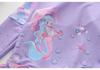 2026 Long Sleeve Girls' One-Piece Swimsuit Skirt Style with CPC Certification for Medium and Large Children