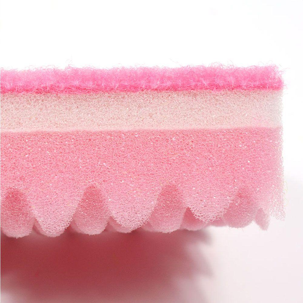 Color Random Lovely 5 Piece/Pack Home Essential Kitchen Cleaning Tool Wave Sponge Washing Sponge