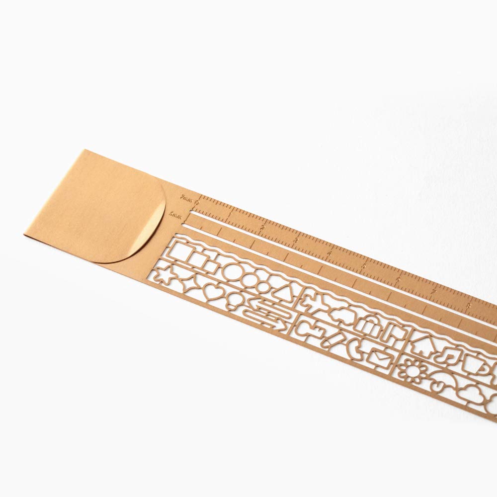 DESIGNPHIL MIDORI Clip Copper 42290006 Ruler, A,