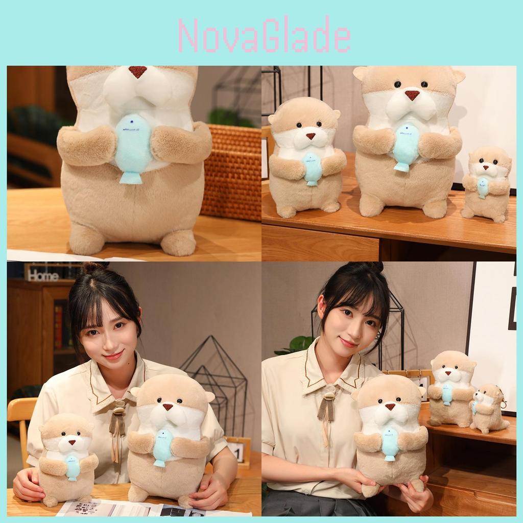 Adorable Soft Otter Plush Toy Cute Water Otter Doll For Kids Comforting Cuddle Companion