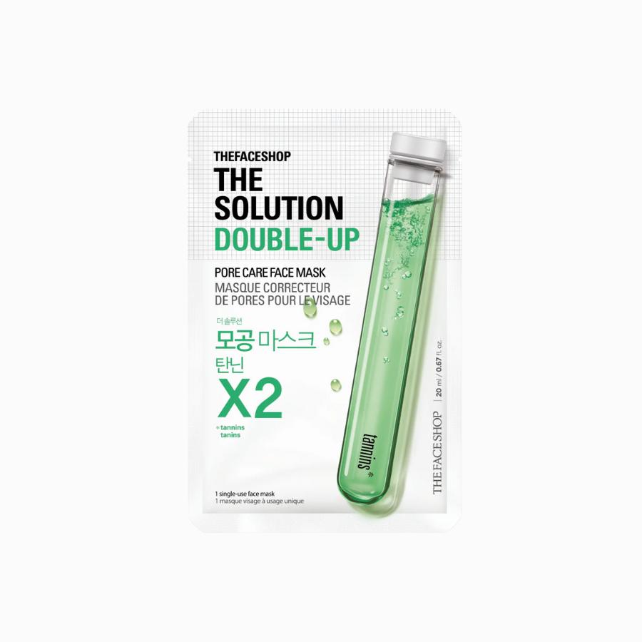 The Face Shop the Solution Double-Up Face Mask 20ml 1+1 (7 Types)