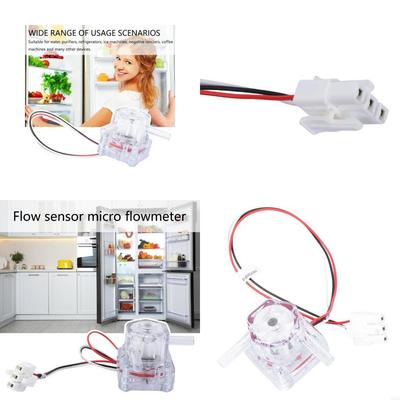 G8DA Accurate Water Flows Meter Small Flows Sensors ABS for Drink Machines & Purifiers