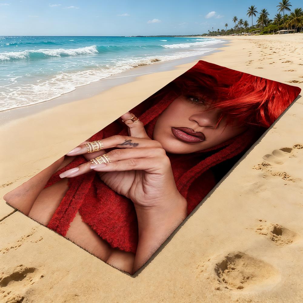 Hot Singer R-RIHANNA-ES Towel For Outdoor Camping Beach Towel Super Absorbent Quick-Drying Summer Towel