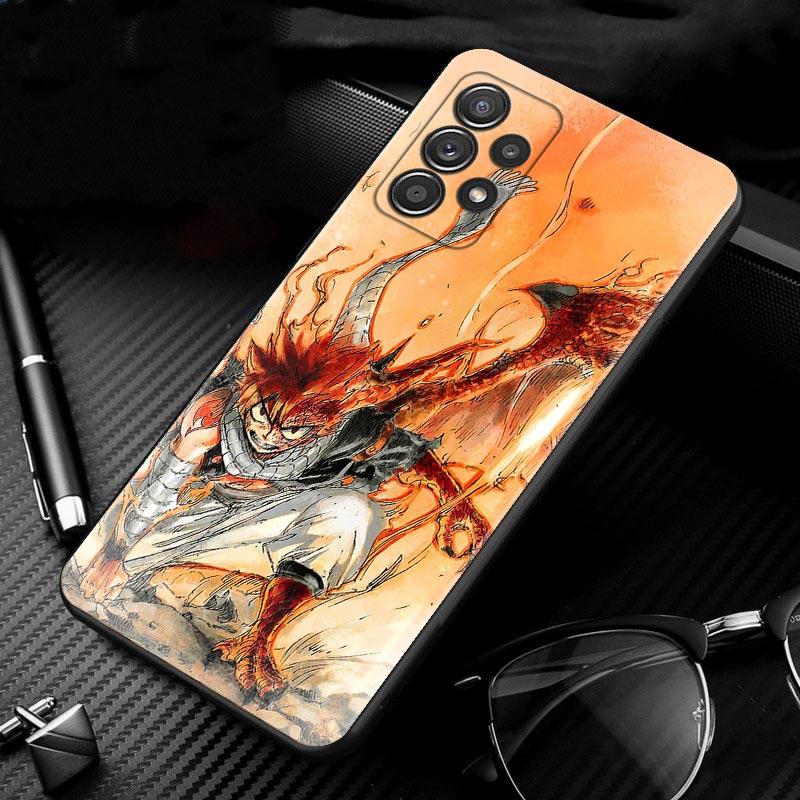 Silikon Fall Für Samsung Galaxy A51 A12 A21s A71 A52 A31 A32 A02s A72 A11 A41 A22 A01 A51 5G A02 f42 Manga Fairy Tail Anime