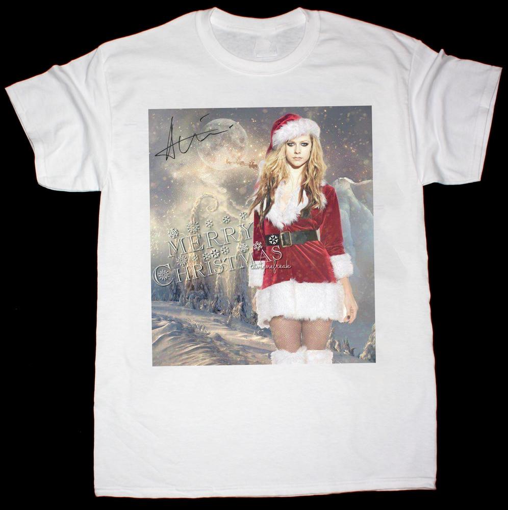 Avril Lavigne Merry Christmas Xmas Album T-shirt Unisex AL704 - Free Ship Unisex T-Shirt