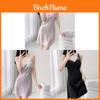 Ice Silk Sleeveless Nightdress For Women Summer Breathable Sleepwear Home Lounge