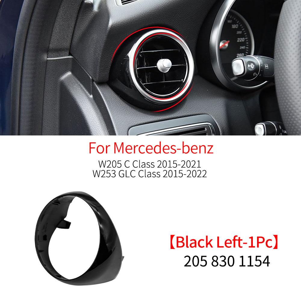 For Mercedes W205 W253 Car Front Air Conditioner Vent Grille Outlet Trim Cover For Benz C GLC Class C180 C200 GLCC260 GLC300
