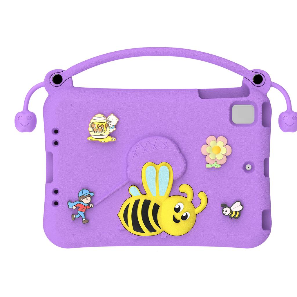Étui de protection pour tablette en mousse EVA Caoutchouc Antichoc Lavable Support Pliable Design Lavable Convient pour IPad Mini 1 2 3 4 5 FViolet