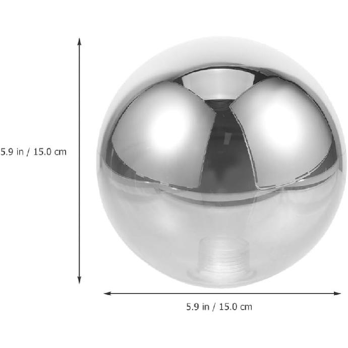 

Замена стеклянного плафона, Дымчато-черный стеклянный плафон, Современный серый стеклянный абажур для светильника G9, Диаметр 5,90 дюйма, Декоративный шар