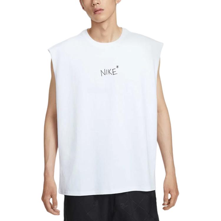 Nike Sportswear Loose Fit Sleeveless Tee White IH9266-100 2XL