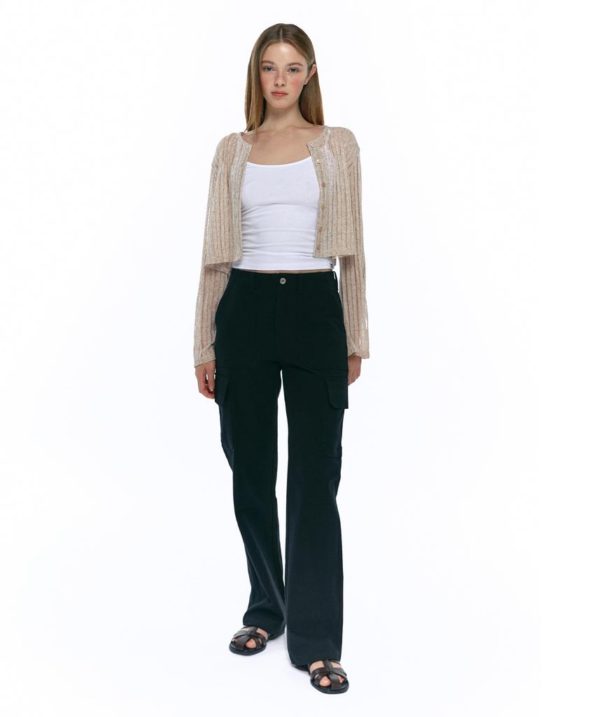 Beulaiteun Scarlet Cargo Pants Black