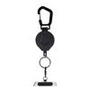 Anti-Theft Retractable Phone Holder Keychain Heavy Duty Strap Tether With Carabiner For Hiking Cycling Climbing