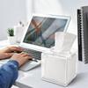 Clear Acrylic Tissue Dispenser With Lid For Dining Room Bathroom Storage