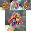 Adorable Cartoon Stumble Guy Keychain Cute Rubber Bag Charm Key Accessory