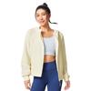 Li Ning Fitness Series Sports Casual Solid Color Zip-Up Hoodie Women Hoodies AWDV512-1