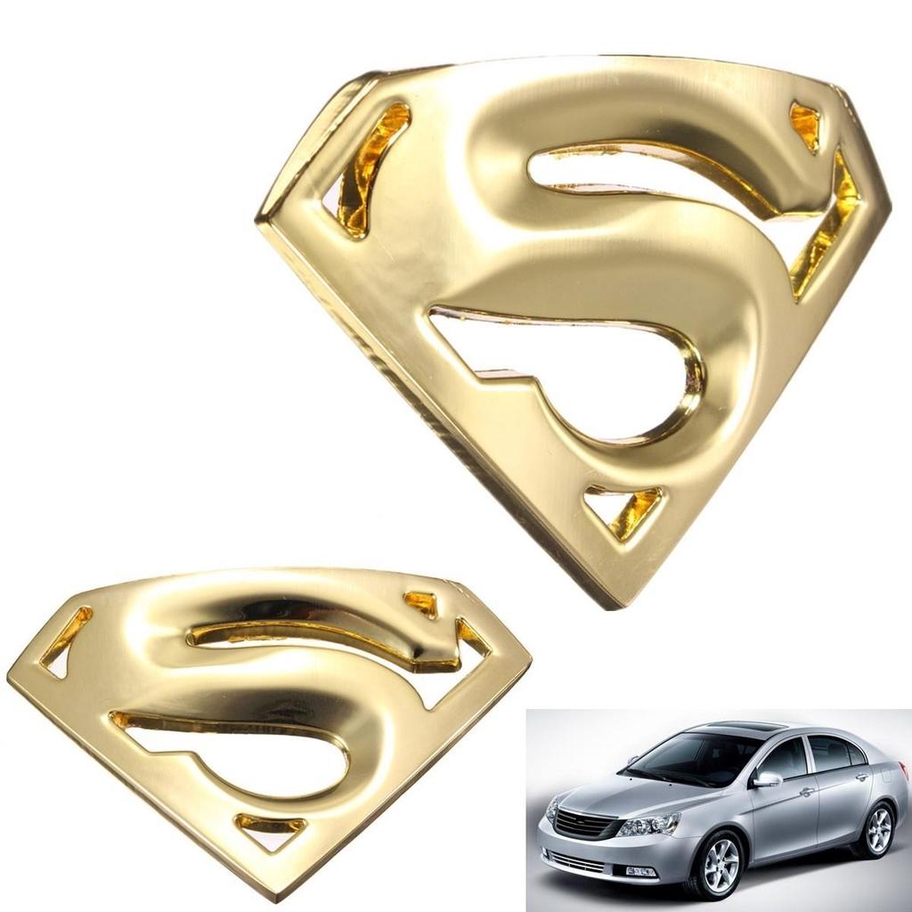 1x Auto Car 3D Metal Superman Badge Stickers Decal Emblem Car-styling Decoration 1x Auto Car 3D Metal Superman Badge Stickers Decal Emblem Car-styling Decoration