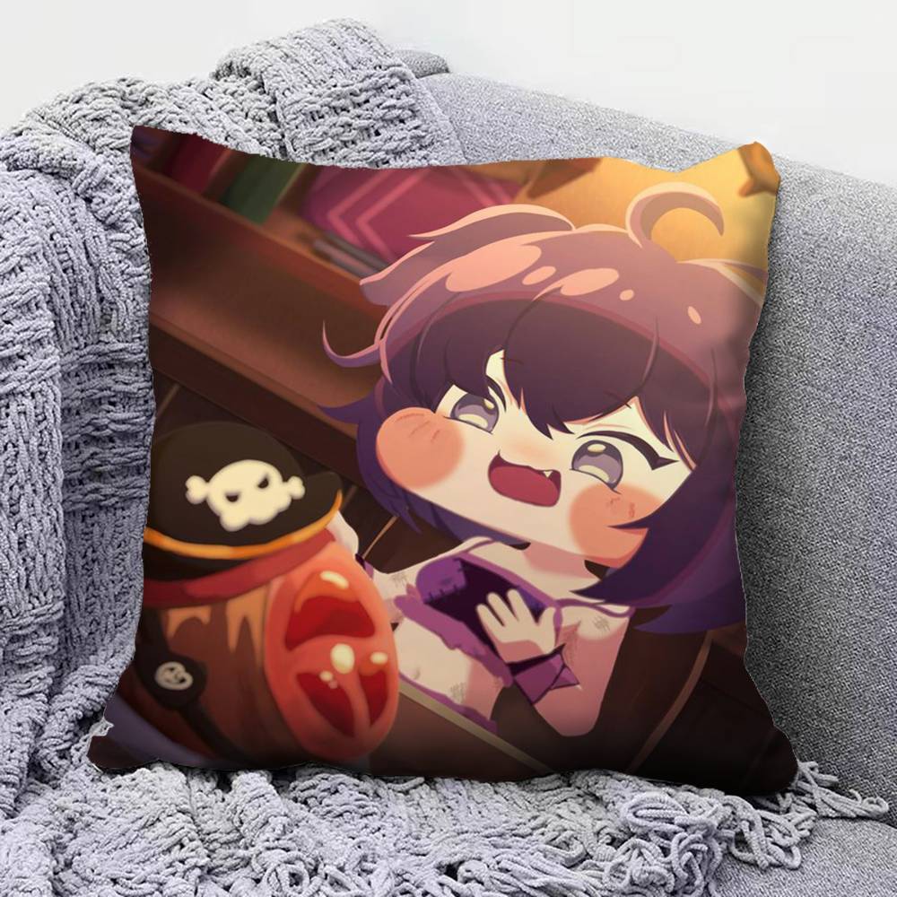 Trickcal Chibi Go GGame Home Sofa Cushion Covers and Aecorative Custom Pillow Covers