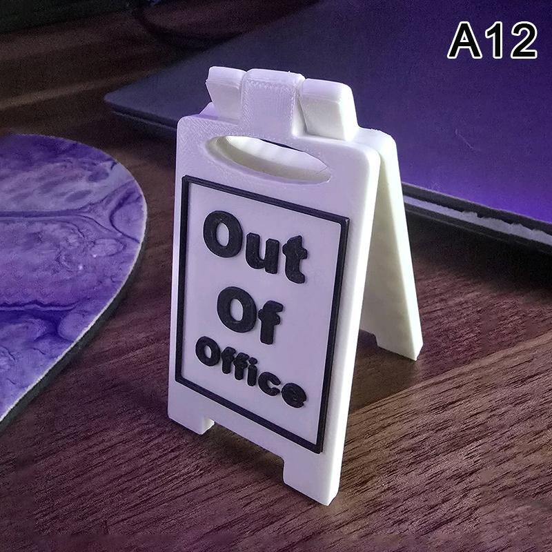 Humorous Office Desk Sign-"Coffee,Then Work" "Busy" Home Office Desktop Decoration Unisex Colleague Gift, Multi-Functional