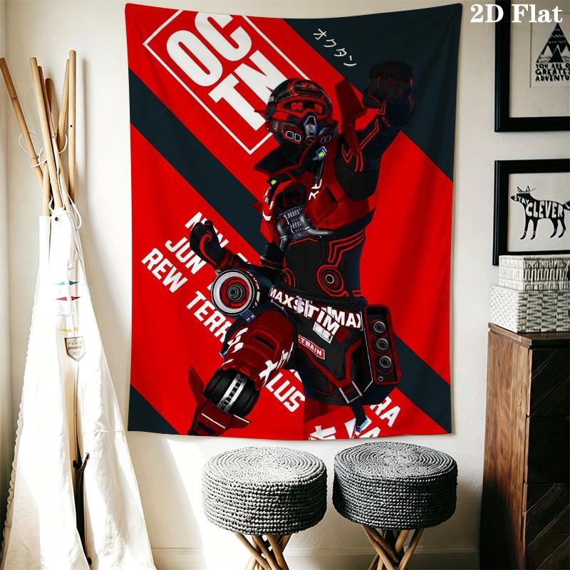 Apex Legends Wall Tapestry Aesthetic Wall Hanging Printed Fabric Blanket Decorative Tapestries for Bedroom Living Room Home Decor