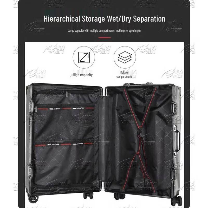 Huaiyi Aluminum Frame Commemorative Suitcase