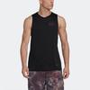 Adidas U Prly Sleeveless Round Neck Loose Fit Sports Tank Top Unisex Tops Black HK4514