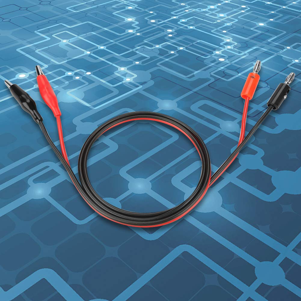 Banana Alligator Clip Test Lead Set for Adjustable DC Regulated Power Banana Plug Alligator Clip Output Cable 30V 5A Alligator Clip Cable Supply,
