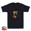 Pit Bull Western Graphic Cowboy Dog Smoking Funny Men's Short Sleeve T-Shirt Tee