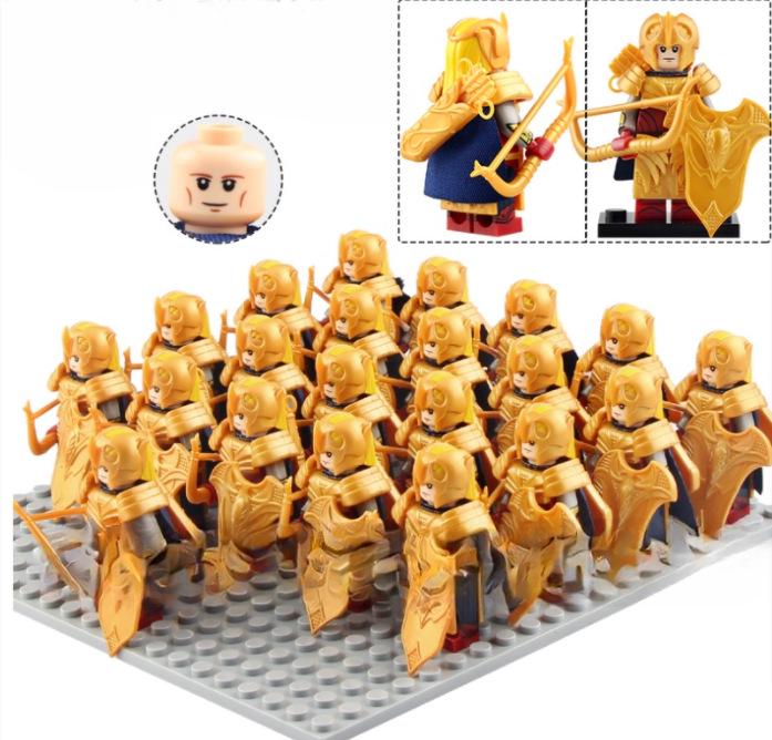 Spartan Warrior Toy Set: 21-Piece Roman Warrior Series for Kids