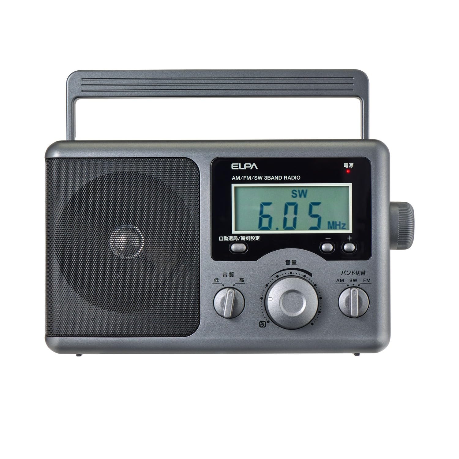 

ELPA shortwave LCD portable radio ER-H300TL