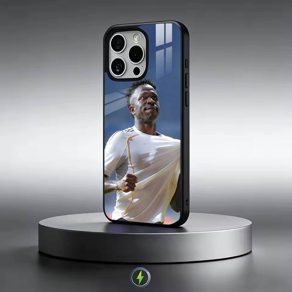 Football For V-Vinicius Junior   Phone Case For iPhone17,16,15,14,13,12,11 Plus,Pro Magnetic with Magsafe Wireless Charging