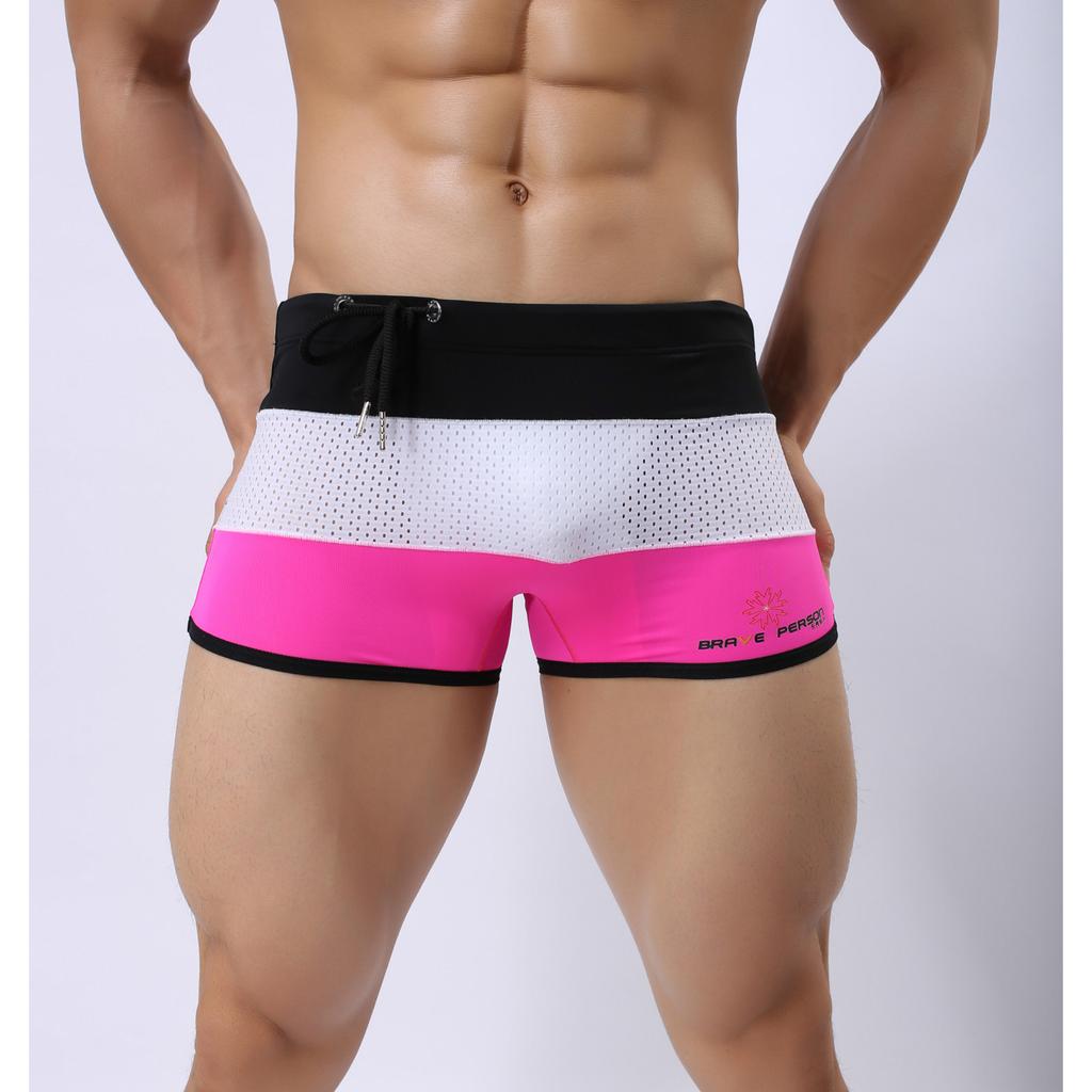 Summer Men Sport Beach Quick-drying Shorts Swimming Boxer Short Pants